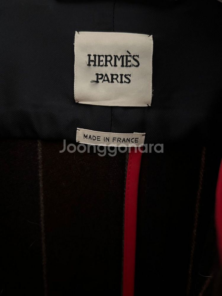에르메스 캐시미어 코트 사이즈 34--3