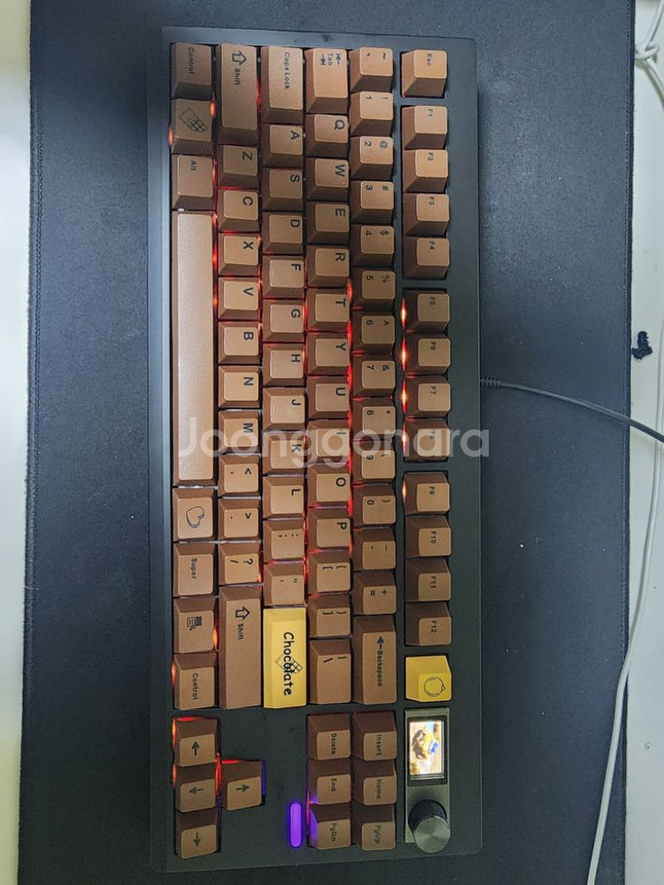gmk 87 텐키리스 기계식 키보드 지온 hg 저소음--0