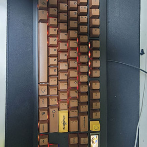 gmk 87 텐키리스 기계식 키보드 지온 hg 저소음