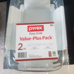 [새상품] 미사용 파이렉스 Pyrex 오븐용기 2p