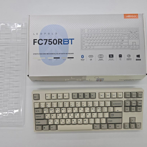 레오폴드 FC750 RBT 화이트 투톤 (저소음 적축)