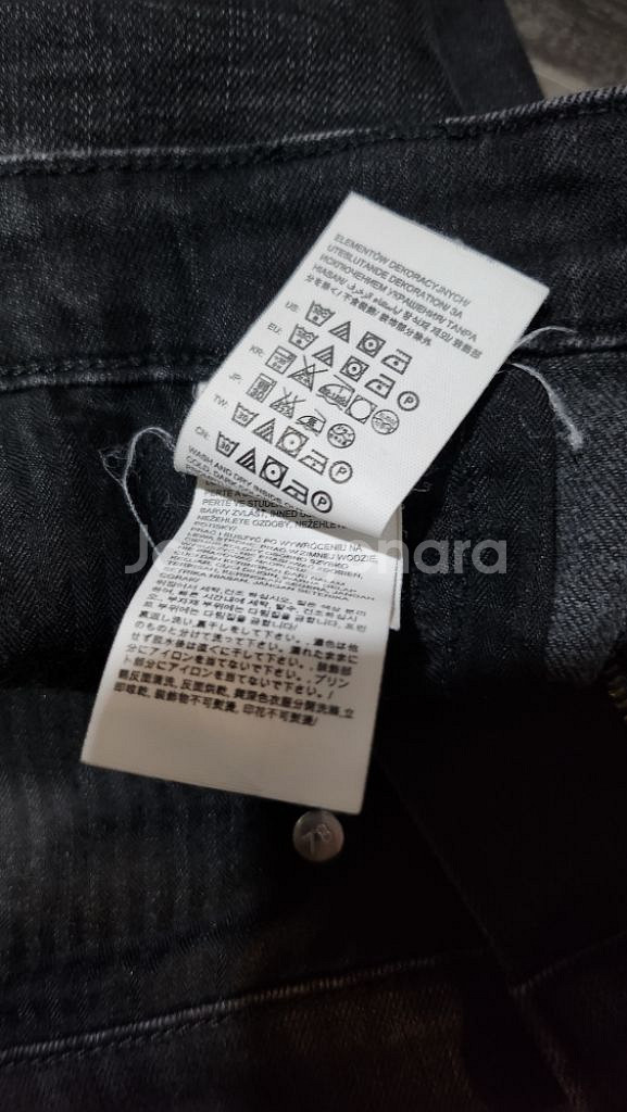캘빈클라인 청바지 블랙진 32인치--3