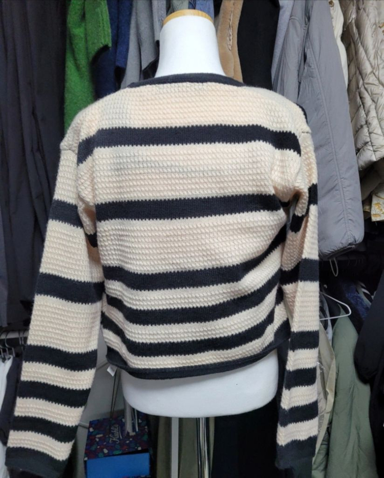 여자 니트 나시 가디건 세트--2