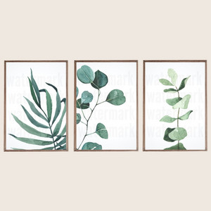 인테리어 식물 그림 일러스트 포스터 3종 세트