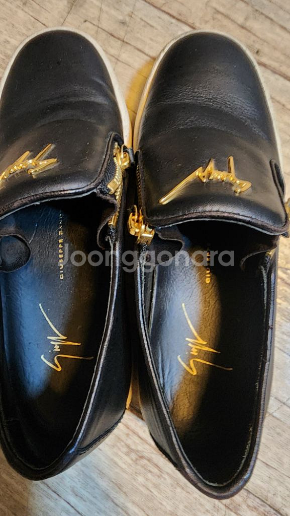 수입가죽스니커즈 37사이즈--4