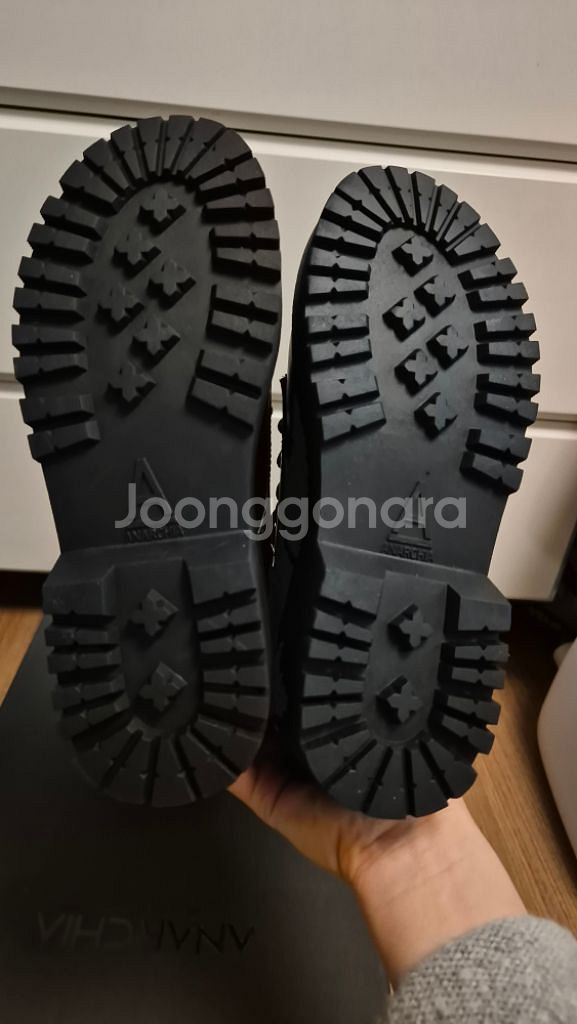 아나키아 롱 가죽부츠 워커(새제품)--7