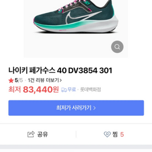 나이키 페가수스 Dv3854 301(255)