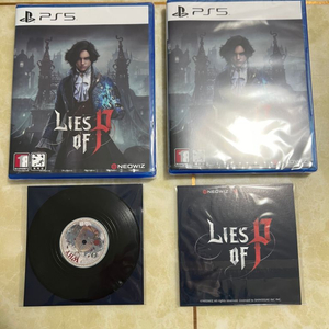 미개봉 ps5 피의거짓 + lp 티코스터