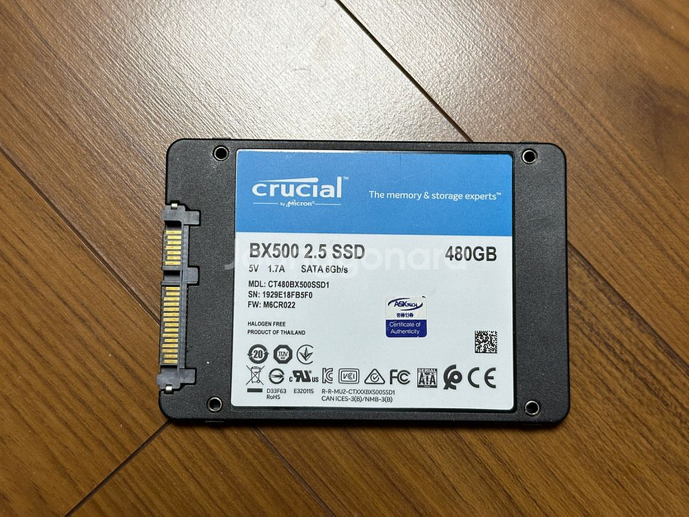 마이크론 SSD 480g BX500--1