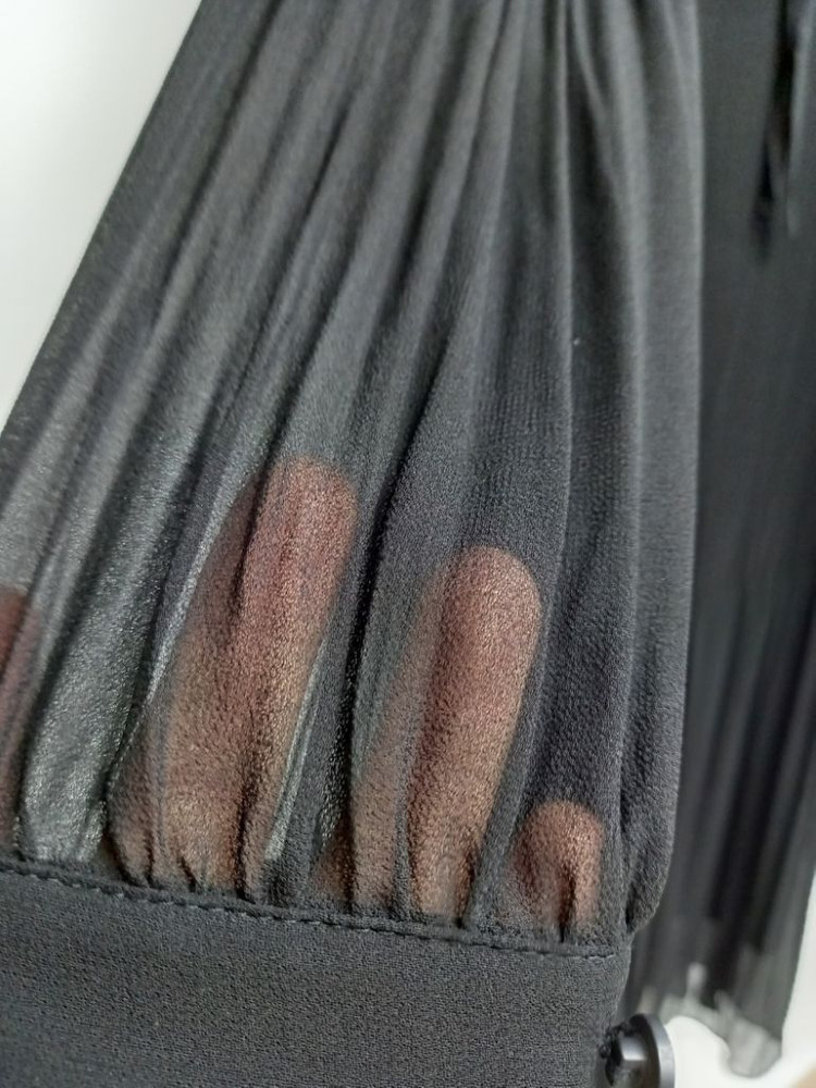 새 베라왕 춘하추 블랙 쉬폰 맥시 롱 원피스 55 이미지