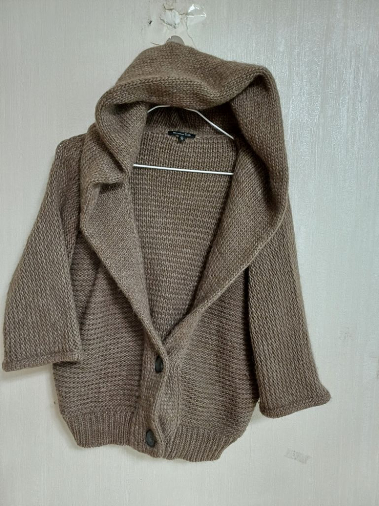 여성 마시모뚜띠 봄.가을 후드 가디건 (새상품.90-9--6