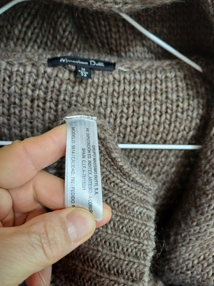 여성 마시모뚜띠 봄.가을 후드 가디건 (새상품.90-9--3