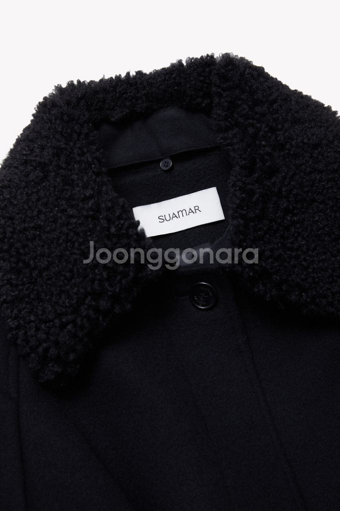 [수아마르]Ren Shearling 카라 코트--2