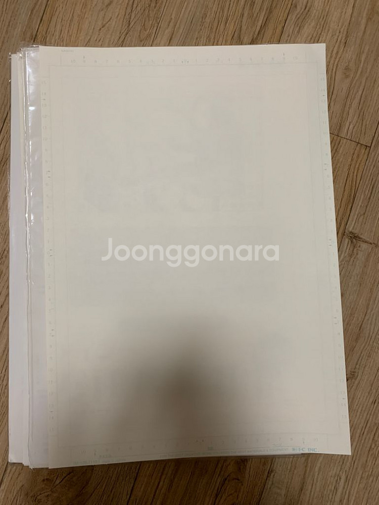 아이씨 일본 만화 원고지 싸게 팔아요!--2