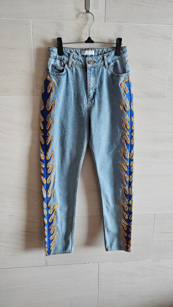 (정품) 산드로 데님 팬츠--5