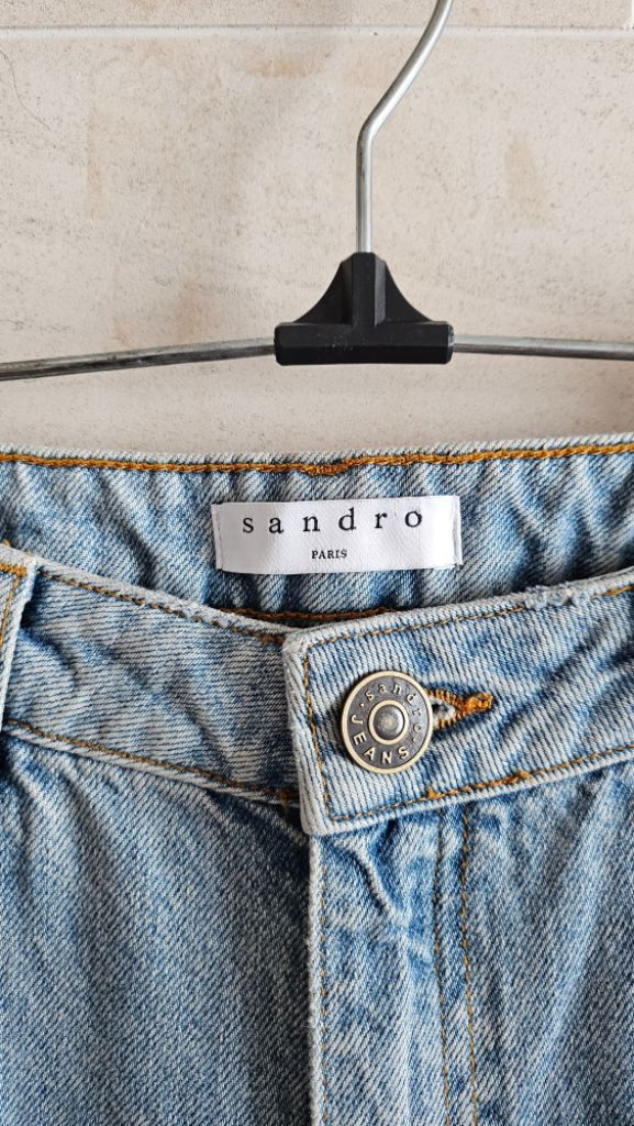 (정품) 산드로 데님 팬츠--4