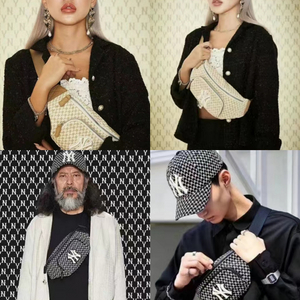 남여공용 NY 패션 크로스백+모자 일괄(새상품)