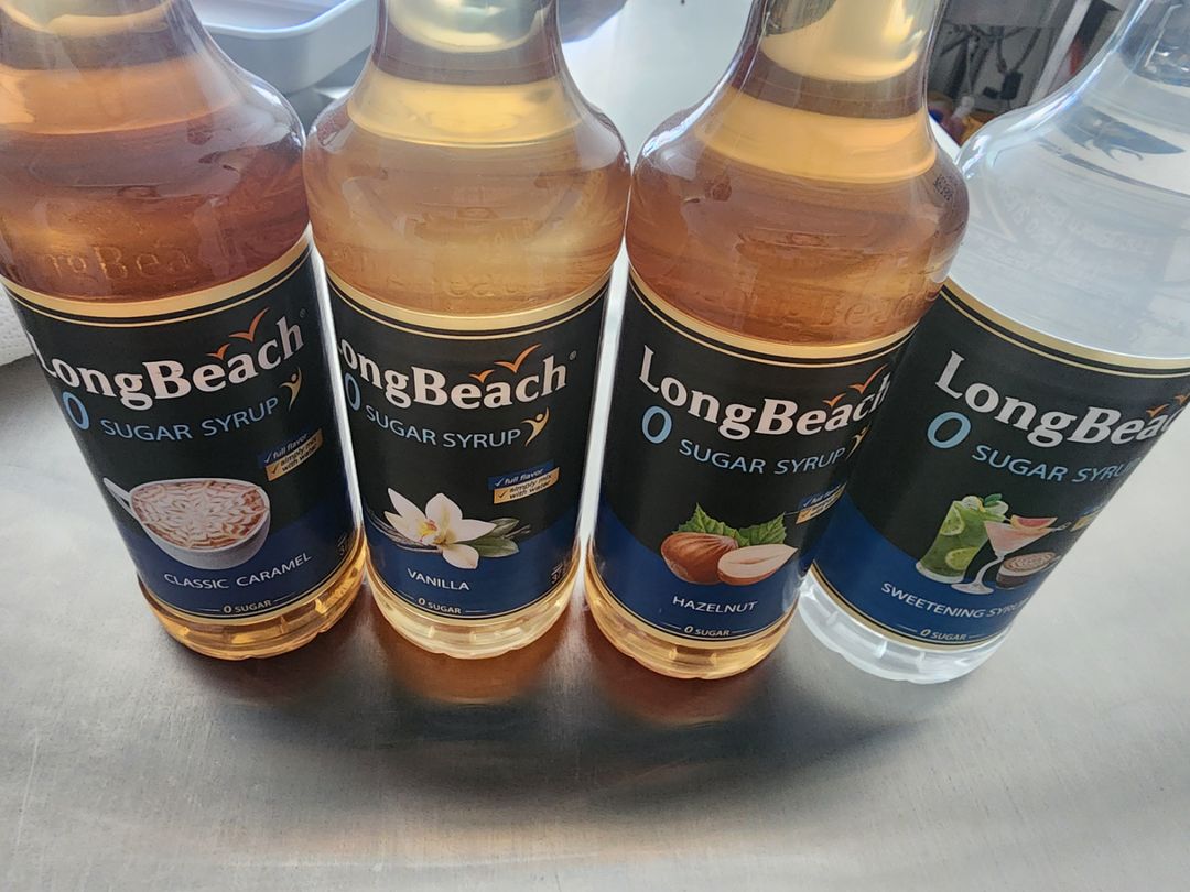 롱비치 무설탕 시럽 4종