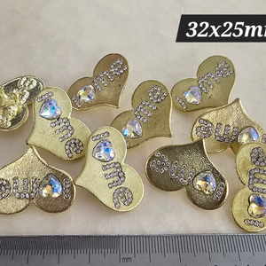 금속장식 조임 러브미하트 10개 일괄