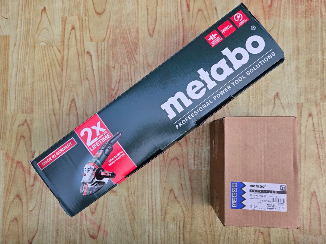 메타보그라인더 WEV17-125QUICKRT+정품연마석