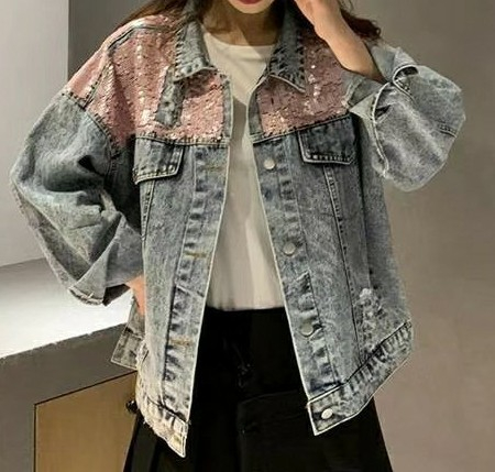 데님자켓 새옷--1
