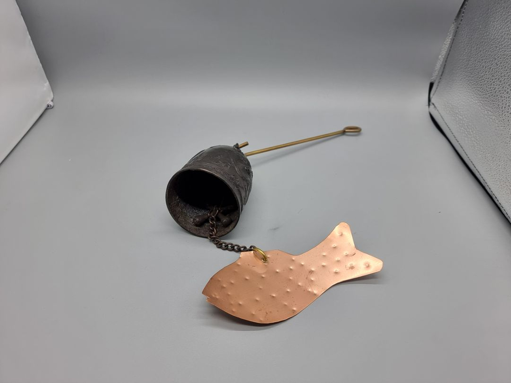 황동신주 용 풍경종 3--3