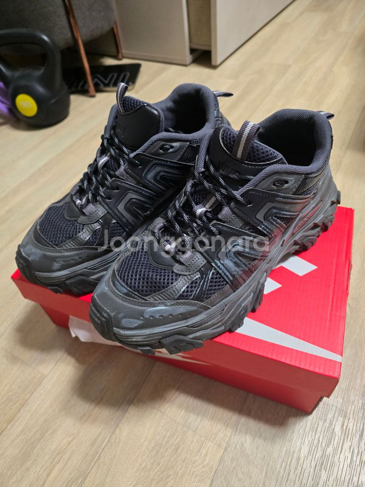 준지 신세틱 레더 트레이너 슈즈 - 그레이 41사이즈(--1