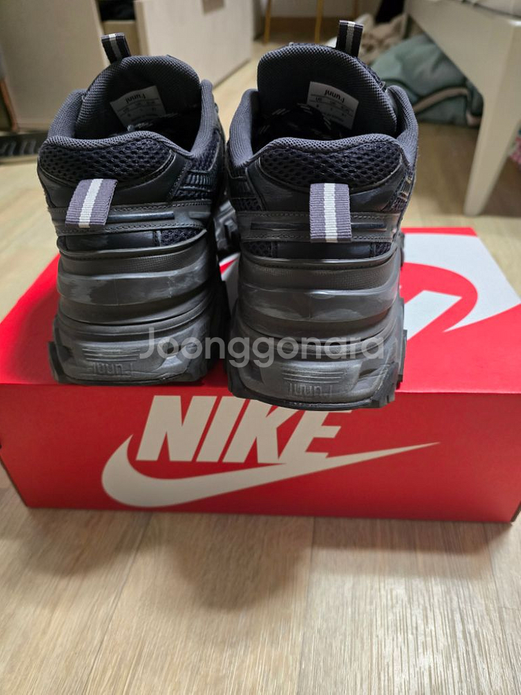 준지 신세틱 레더 트레이너 슈즈 - 그레이 41사이즈(--5