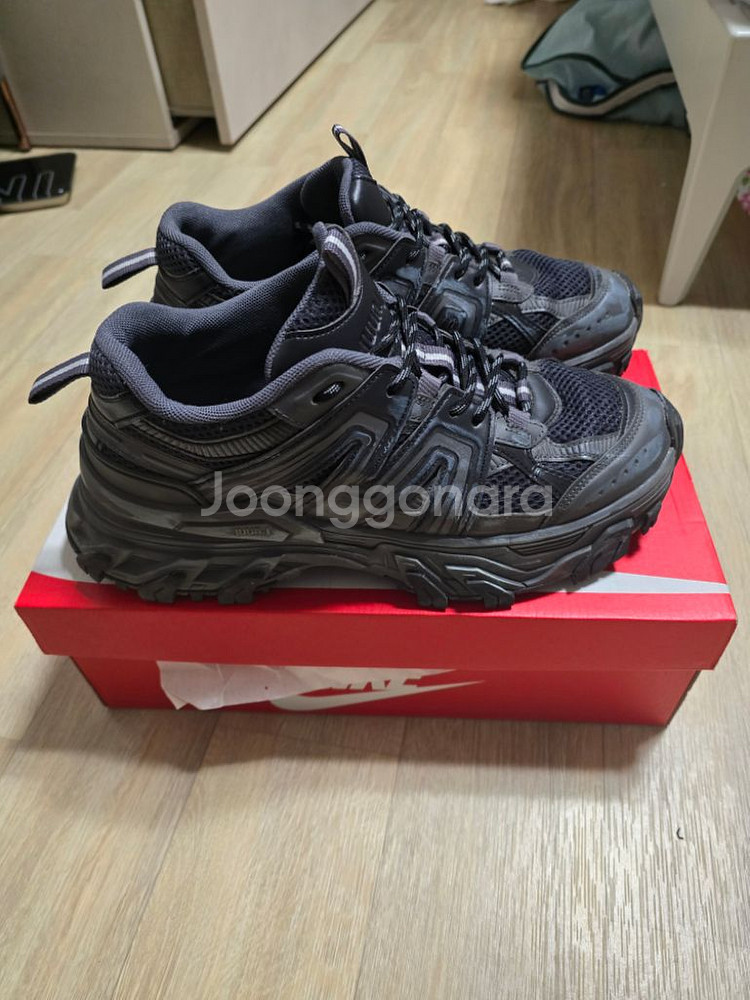 준지 신세틱 레더 트레이너 슈즈 - 그레이 41사이즈(--3