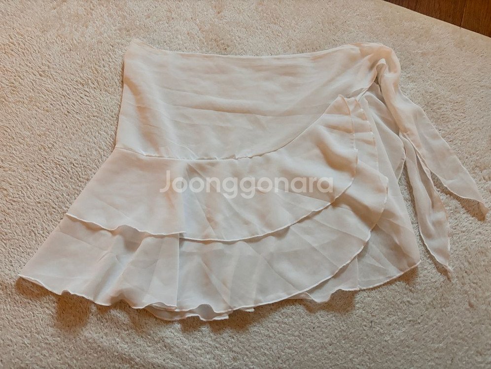 쉬폰 캉캉 랩스커트 free 폴웨어 요가 비치웨어--1