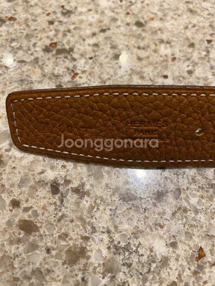 정품 에르메스 H로고 콘스탄스 리버시블 여성 벨트--1