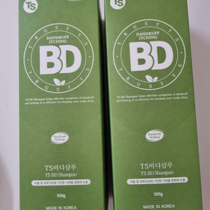 TS BD 비디 샴푸 500g*2개 비듬건조가려움완화