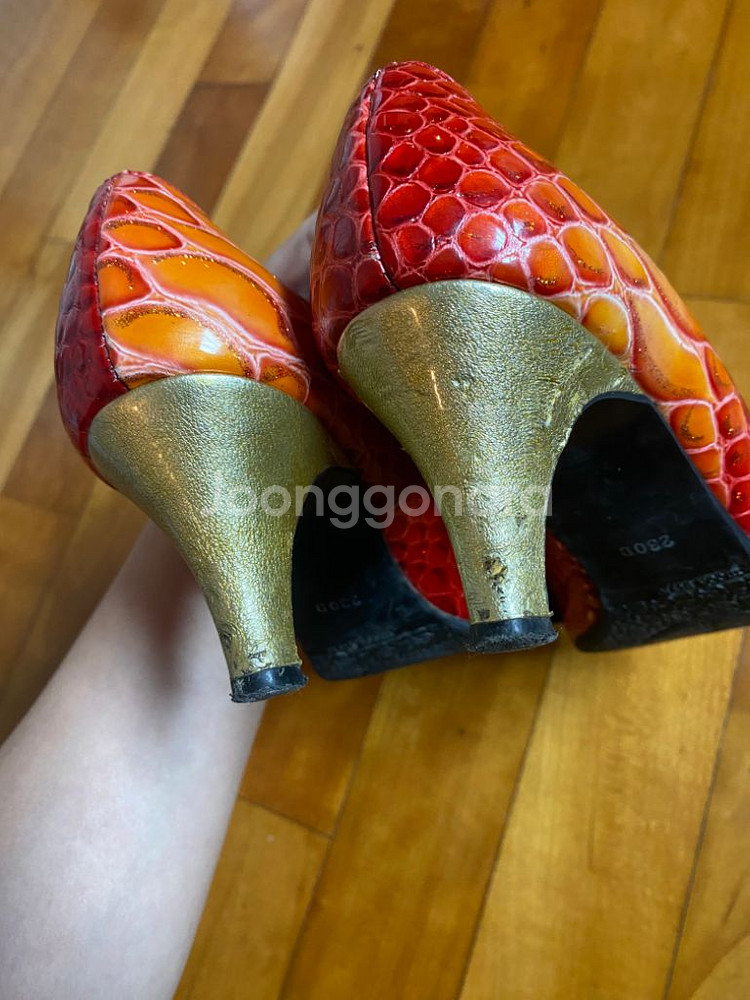 mook 무크 여성 구두 230mm 굽 6cm--3