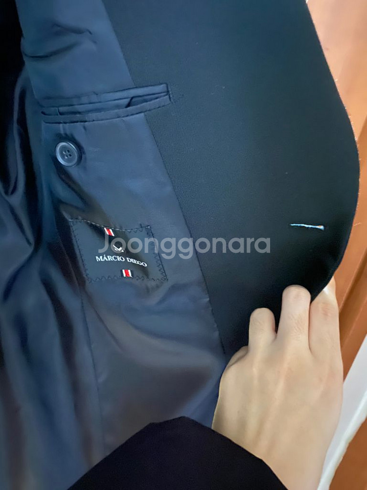 마르시오디에고 블랙 수트 정장 상의 size 100--5