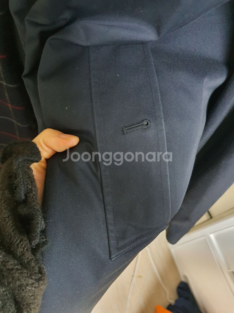 정품 버버리 남성 트렌치코트 100(모 내피 있음)--7