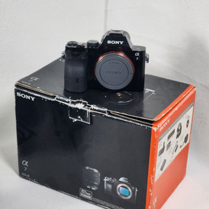 소니 a7 카메라 배터리 + 박스 + 렌즈x