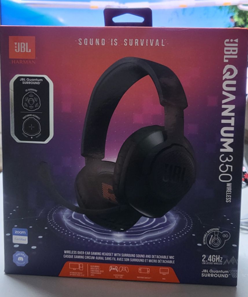 헤드셋 ㅡJBL QUANTUM350 SURROUN