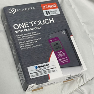 씨게이트 One Touch HDD 2tb 외장 미개봉