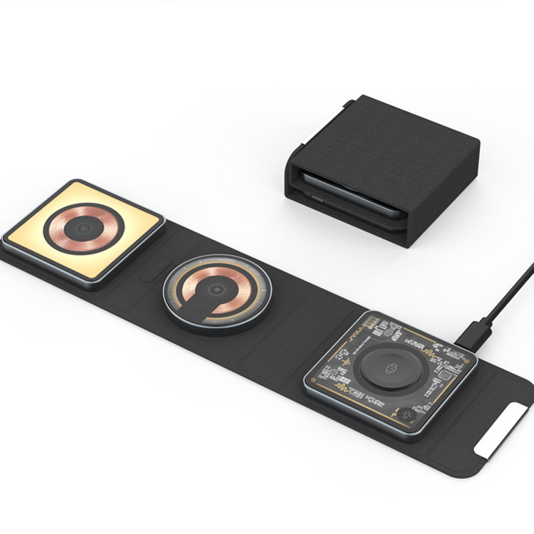 올인원 무선충전기 스마트폰+워치+버즈+에어팟 이미지