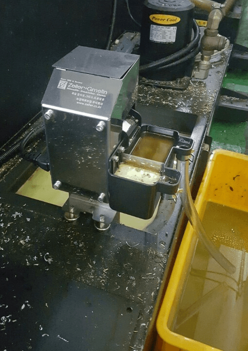 오일스키머 유수분리기 절삭유청소 이미지