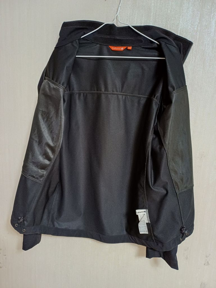 남성 라푸마 소프트쉘 등산자켓 (블랙.스판100)--5