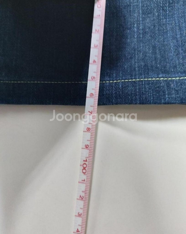 31)리바이스 511 워싱 스판 중청 일자청바지--9