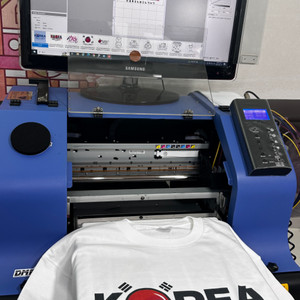 티셔츠 인쇄기 DMPS 평판프린터기 +프레스+PC 세트