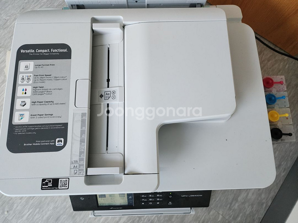 브라더 j3940dw 무한잉크 개조--1