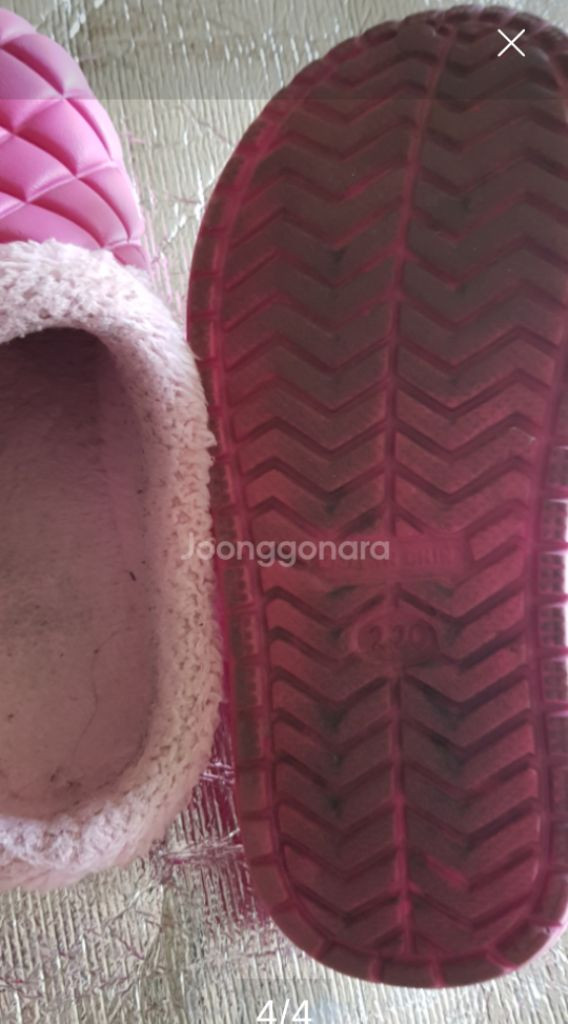 겨울 털 실외화 220호--2