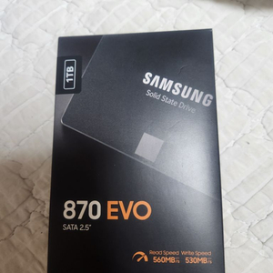 evo 870 1tb 입니다