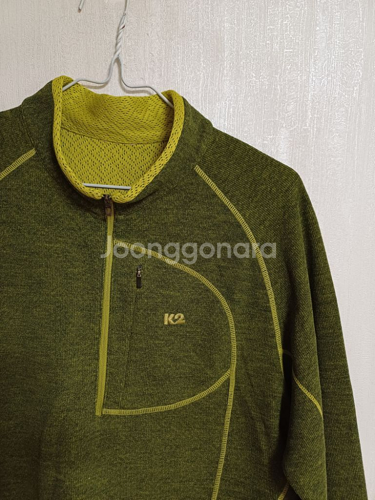 남성 K2 후리스 간절기 겨울 등산티셔츠 (스판100)--1