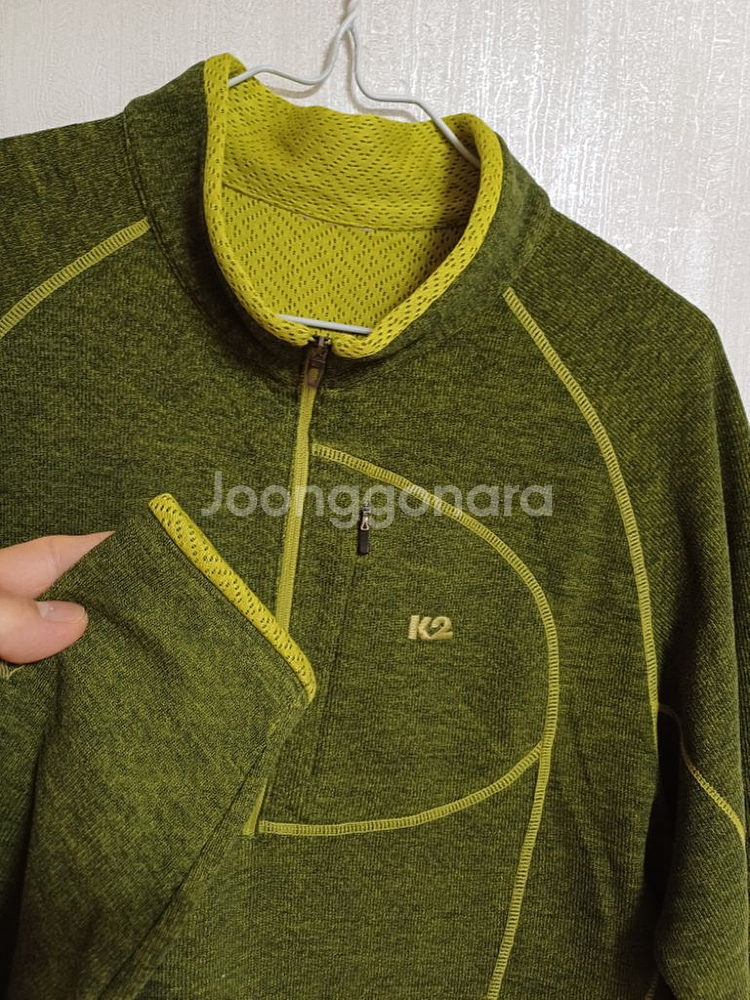 남성 K2 후리스 간절기 겨울 등산티셔츠 (스판100)--2