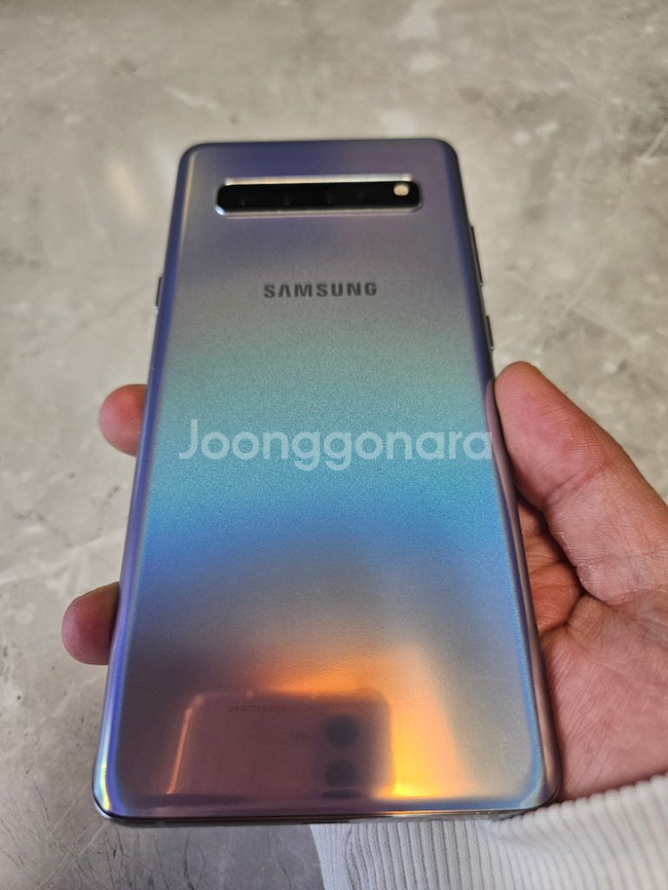 *급처*갤럭시S10 5G 256기가 실버 SKT--3