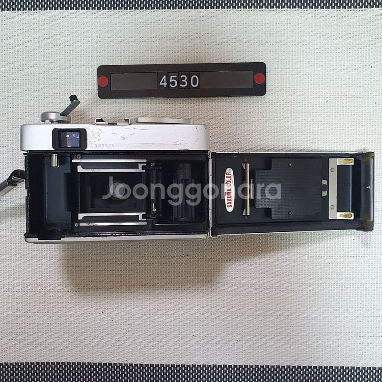 코니카 C 35 E&L 필름카메라 실버바디--4